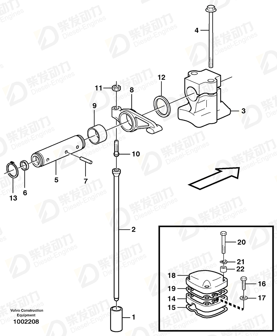 VOLVO Tappet 479863 Drawing