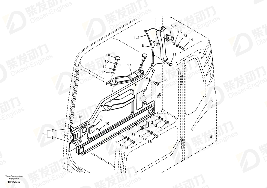 VOLVO Cover 14522034 Drawing
