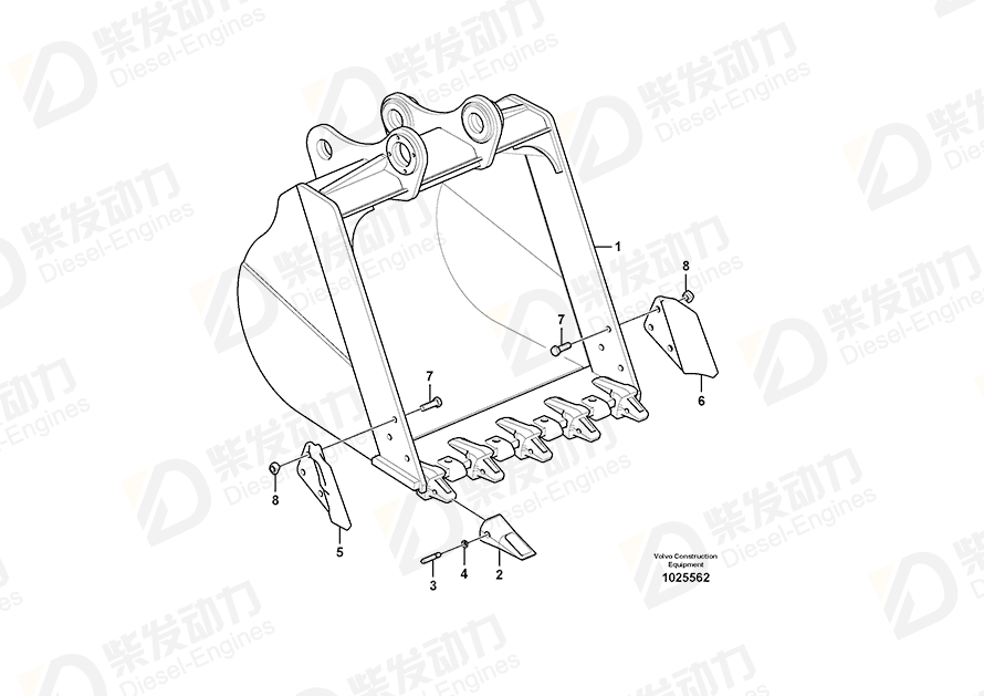 VOLVO Protection 14540252 Drawing