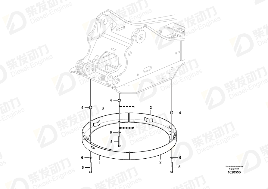 VOLVO Cover 14562591 Drawing