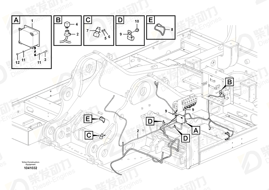 VOLVO Switch 14577403 Drawing
