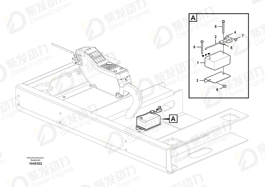 VOLVO Cable harness 14577400 Drawing