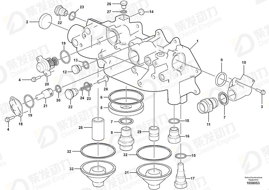 VOLVO Connector 15137897 Drawing