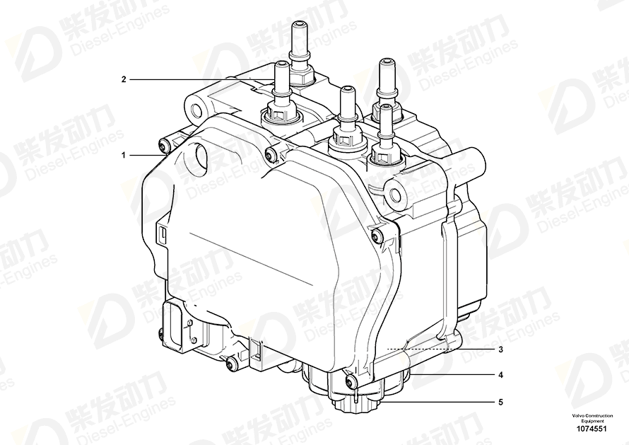 VOLVO Connector 21376721 Drawing
