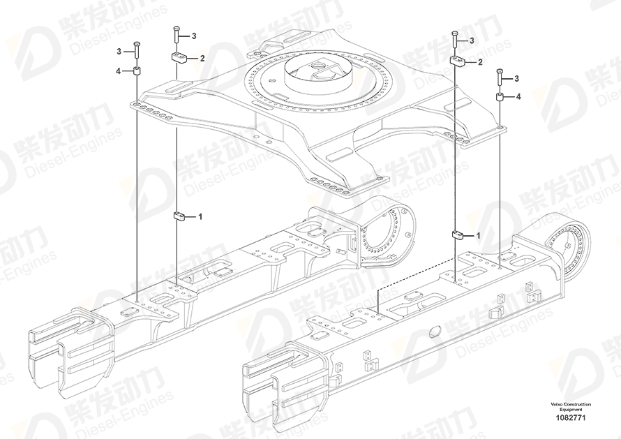 VOLVO Spacer 14508409 Drawing
