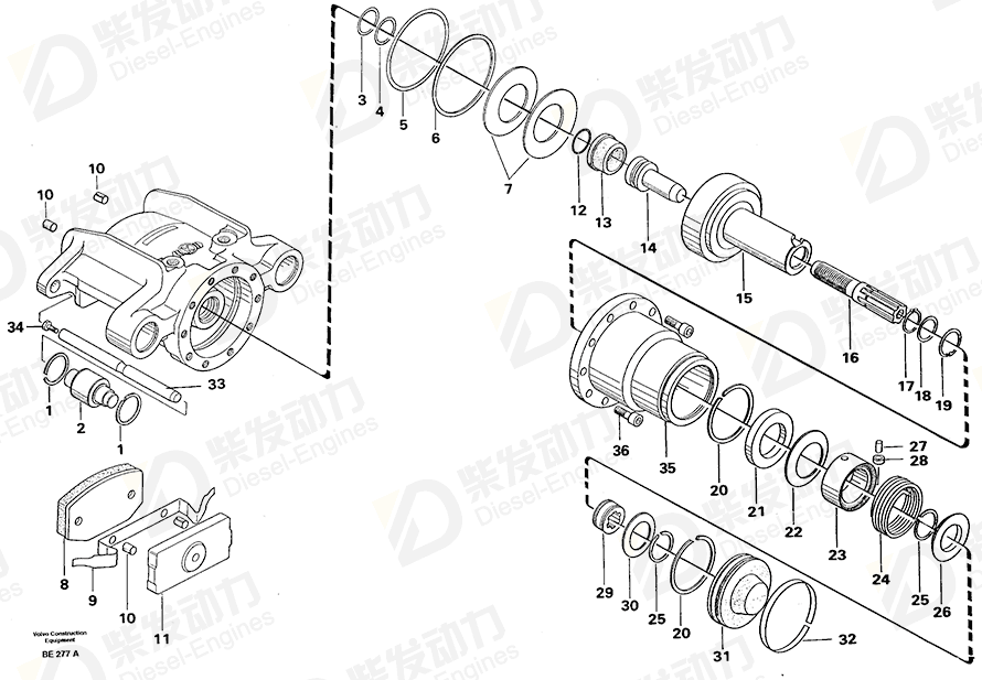 VOLVO Washer 11991627 Drawing