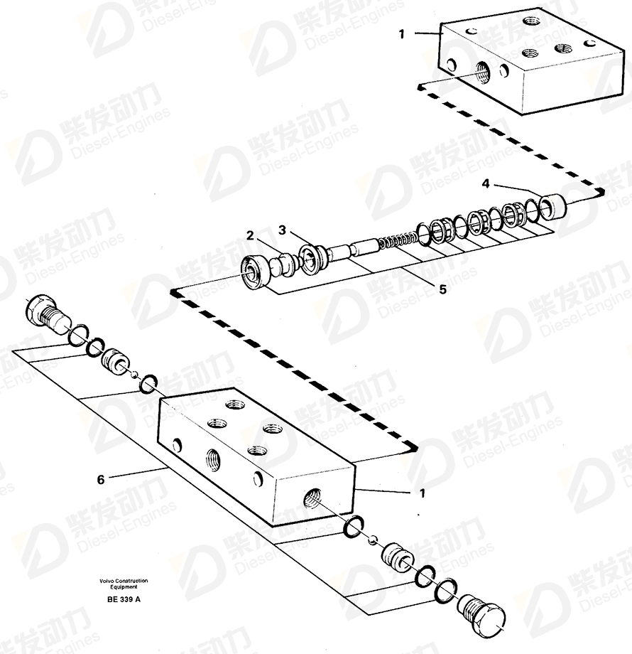 VOLVO Spacer 11996327 Drawing