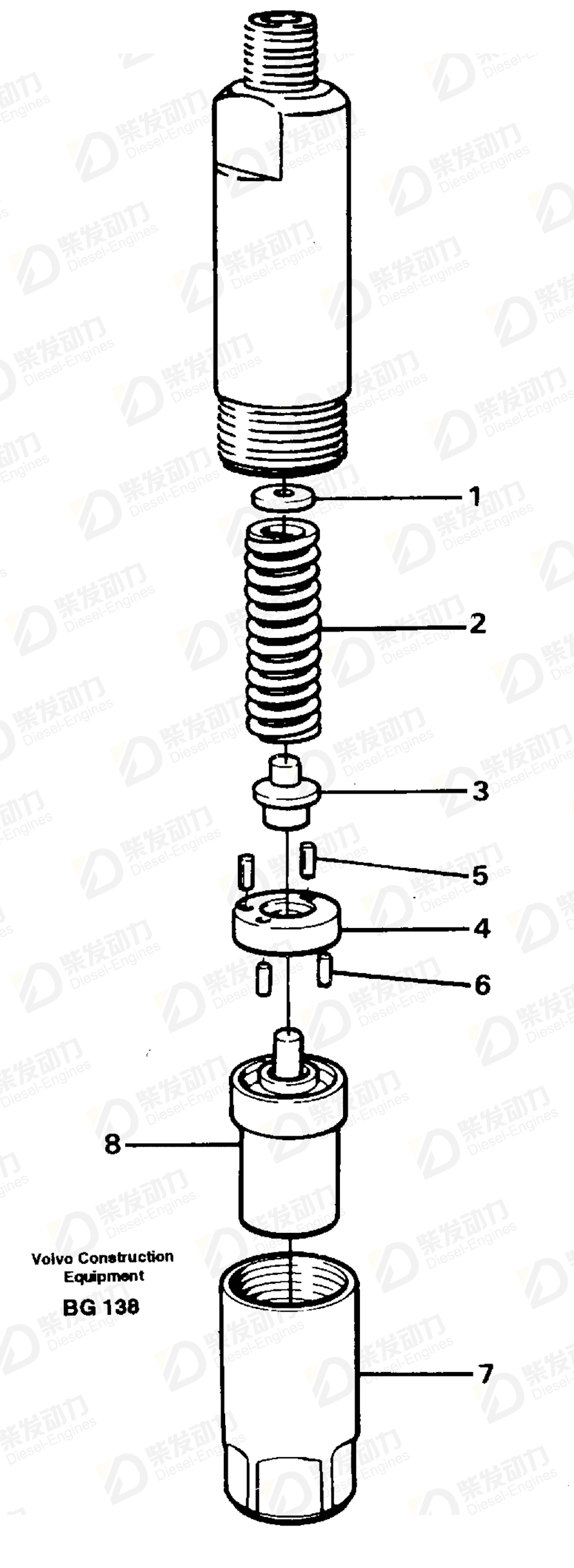 VOLVO Injector 478606 Drawing