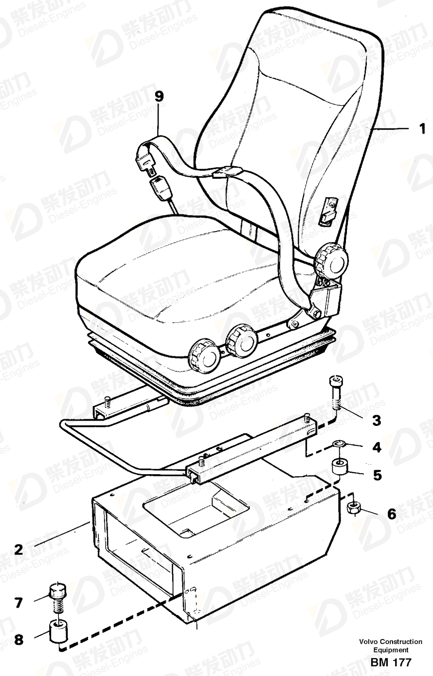 VOLVO Washer 4820650 Drawing
