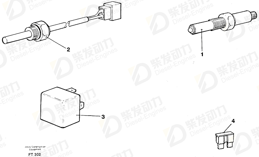 VOLVO Fuse 13969160 Drawing