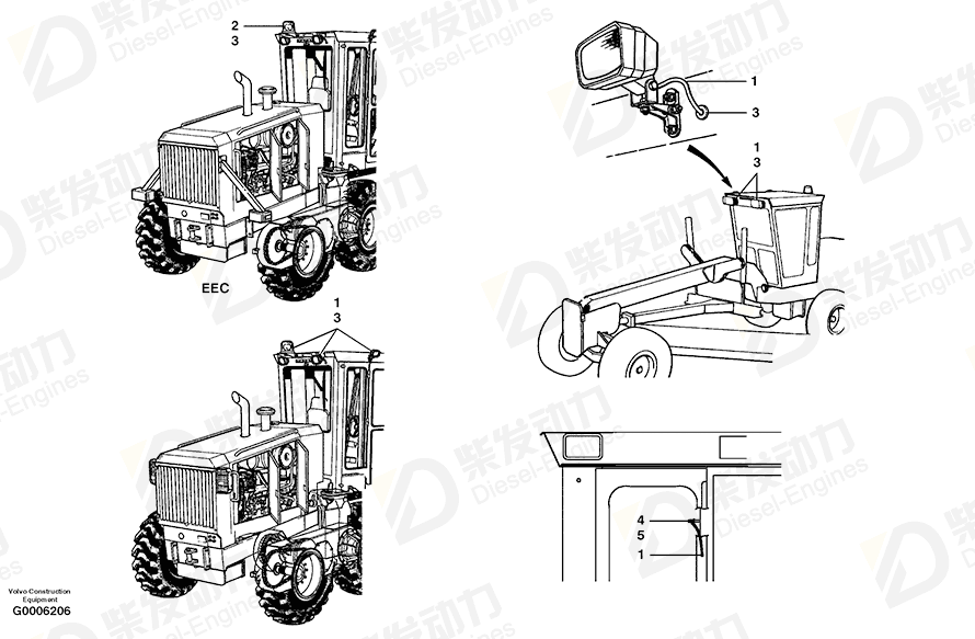 VOLVO Toothed washer 945987 Drawing