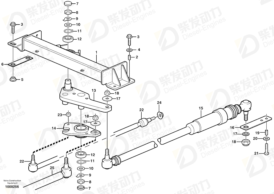 VOLVO Bracket 11120154 Drawing