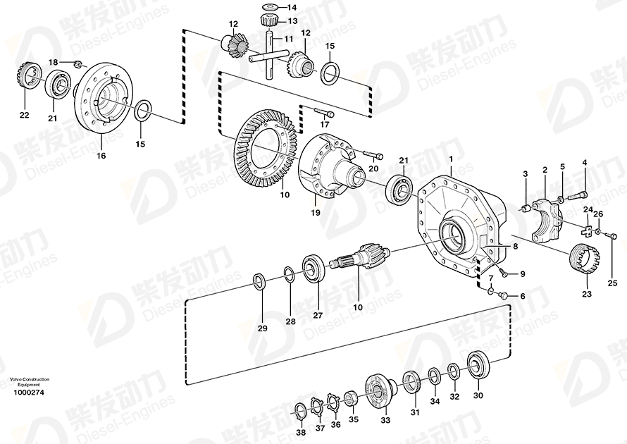 VOLVO Lock washer 1522426 Drawing