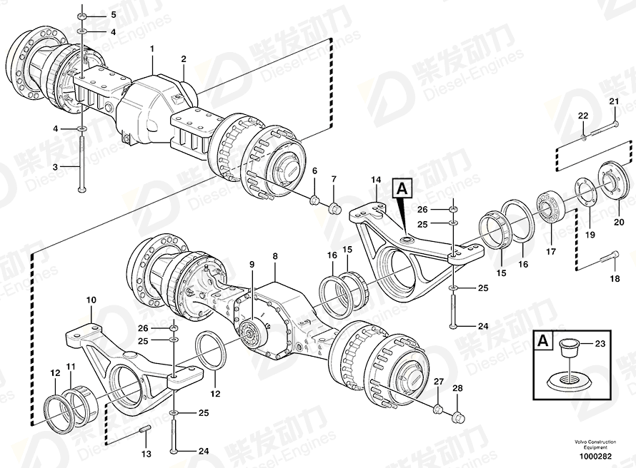 VOLVO Hexagon screw 963342 Drawing VOLVO Hexagon screw 963342 Drawing