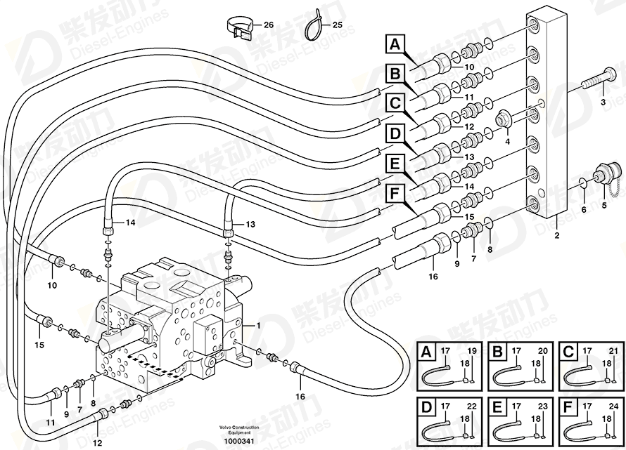 VOLVO Block 11118835 Drawing