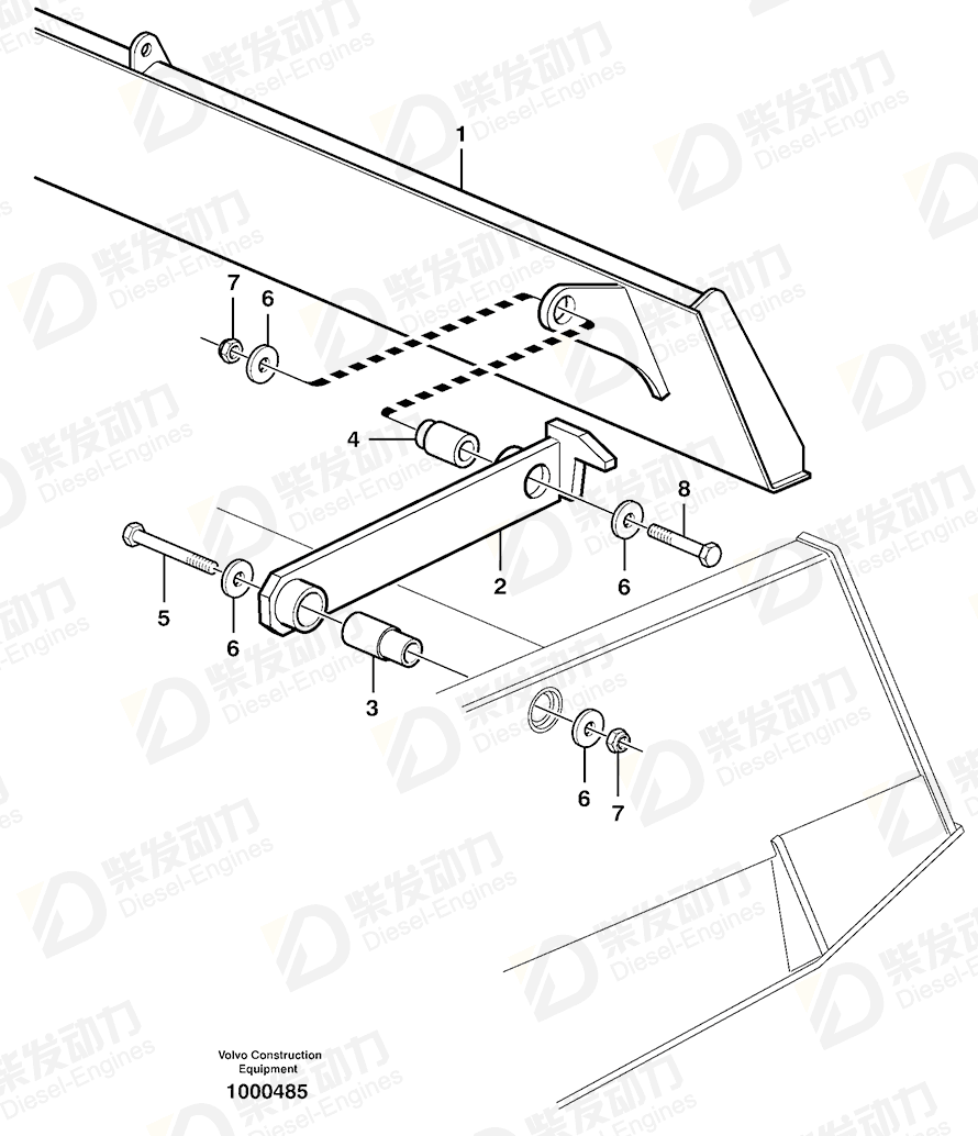 VOLVO Tailboard 11120419 Drawing
