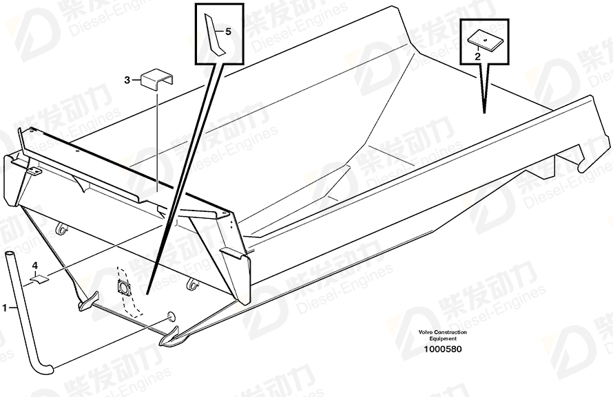 VOLVO Plate 11120790 Drawing