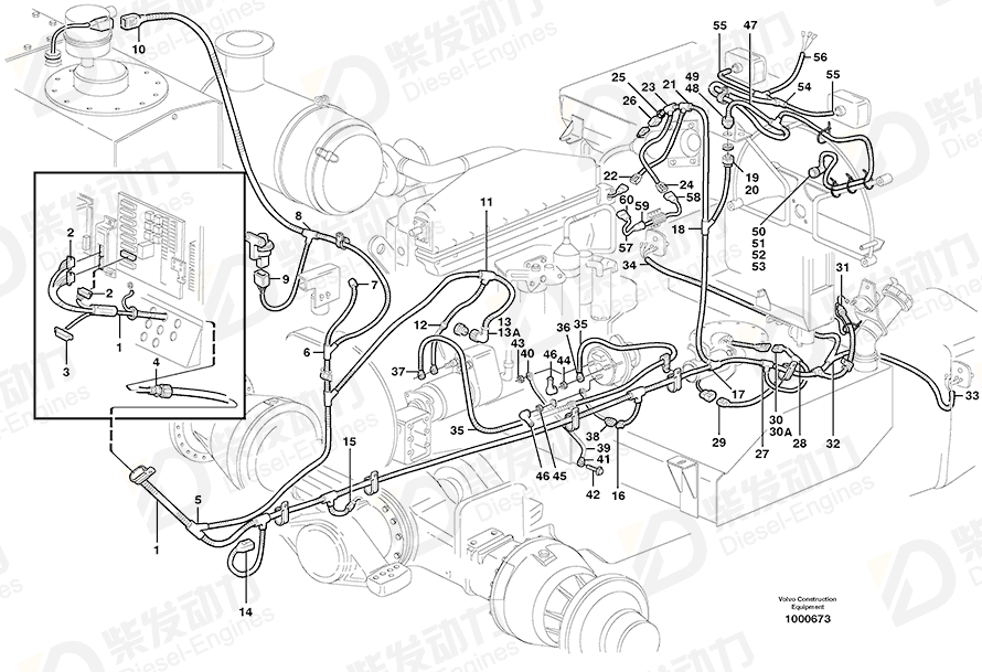 VOLVO Hose coupling 4803771 Drawing