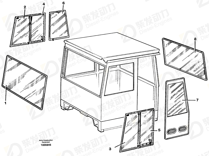 VOLVO Slr Window Film 11064030 Drawing VOLVO Slr Window Film 11064030 Drawing