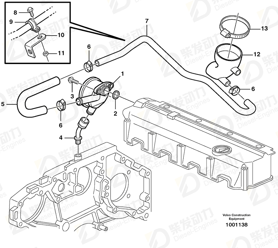 VOLVO Bracket 20450726 Drawing