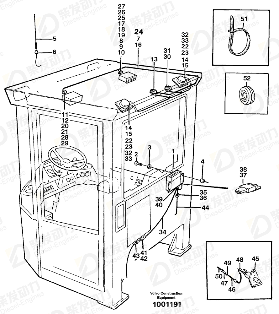 VOLVO Connector 6627621 Drawing