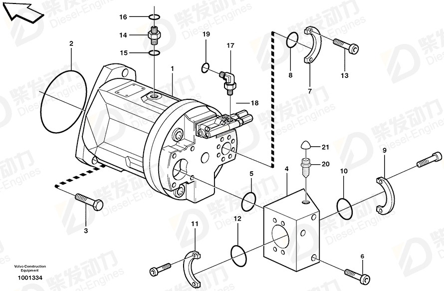 VOLVO Block 11059155 Drawing