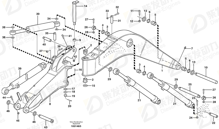 VOLVO Lock nut 13963110 Drawing