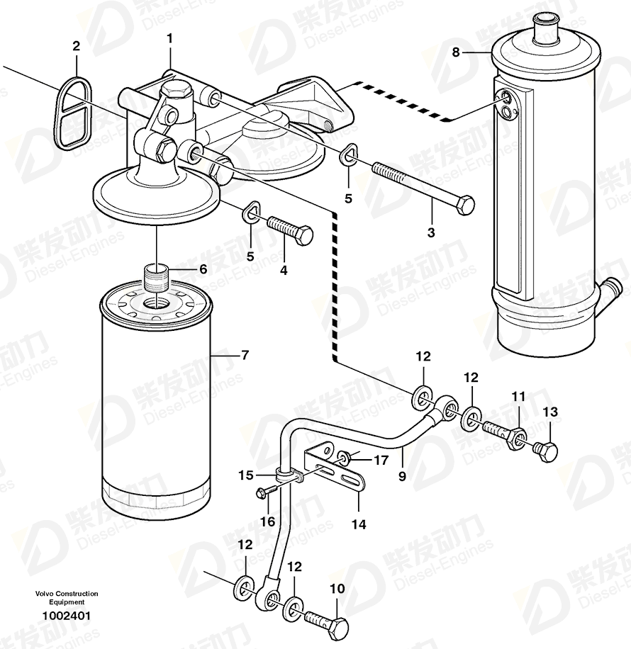 VOLVO Gasket 469487 Drawing