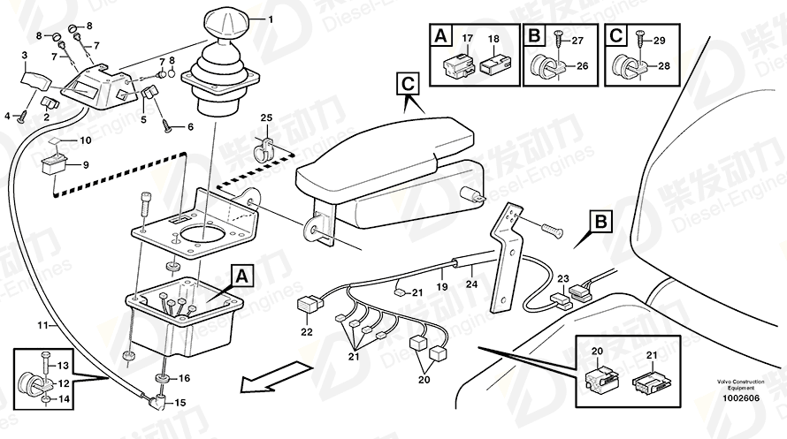 VOLVO Receptacle housing 4803454 Drawing