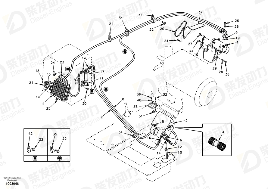 VOLVO Bolt SA9041-10603 Drawing VOLVO Bolt SA9041-10603 Drawing