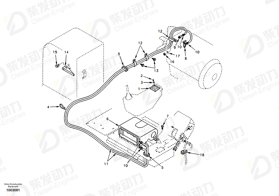 VOLVO Bolt SA9041-10805 Drawing VOLVO Bolt SA9041-10805 Drawing