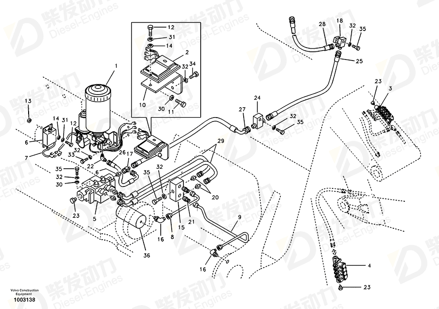 VOLVO Support 14513531 Drawing