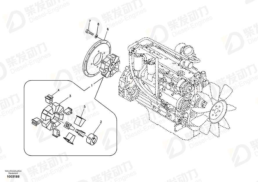 VOLVO Insert 14515830 Drawing