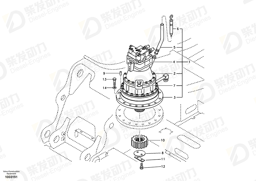 VOLVO Plate 14531107 Drawing