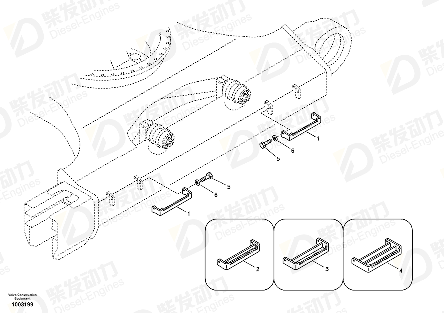 VOLVO Step SA1165-00391 Drawing VOLVO Step SA1165-00391 Drawing