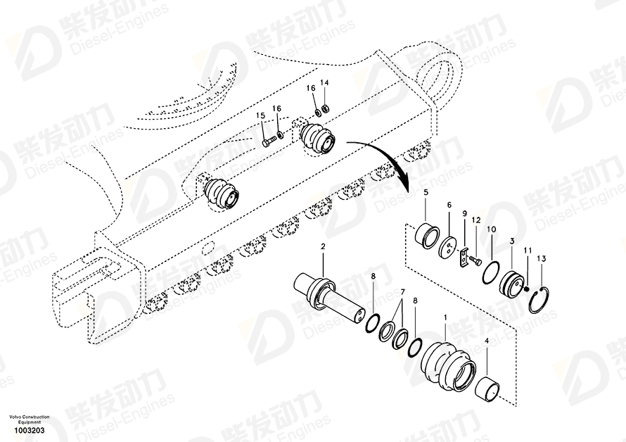 VOLVO Plate 14528561 Drawing