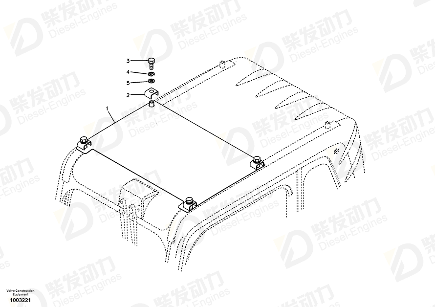 VOLVO Cover 14514428 Drawing