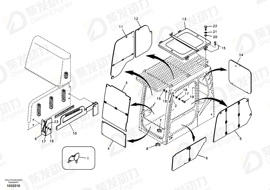 VOLVO Washer SA1012-00160 Drawing