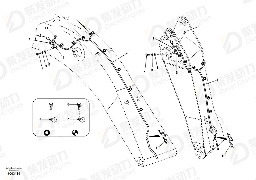 VOLVO Cable harness 14530409 Drawing VOLVO Cable harness 14530409 Drawing