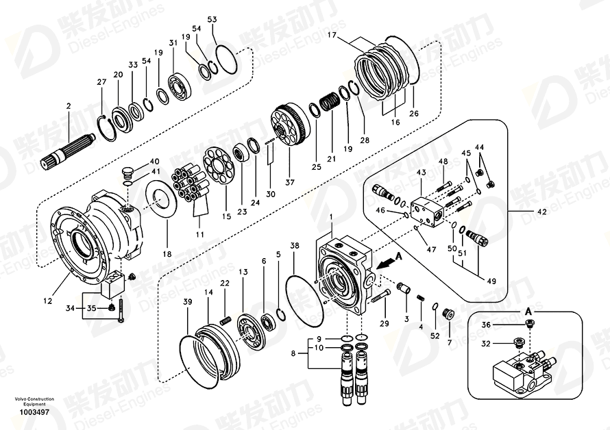 VOLVO Friction plate SA8230-13940 Drawing