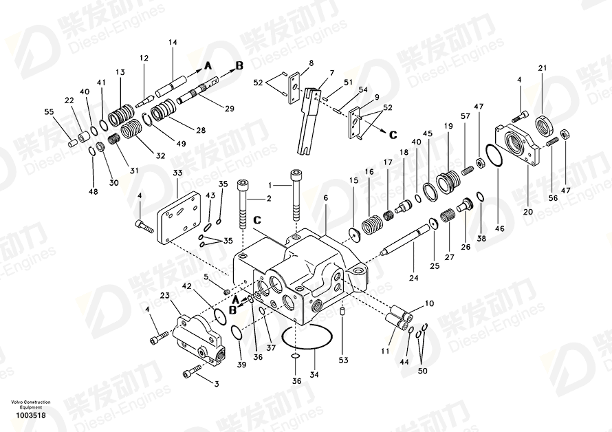 VOLVO Hex. socket screw SA9016-10606 Drawing