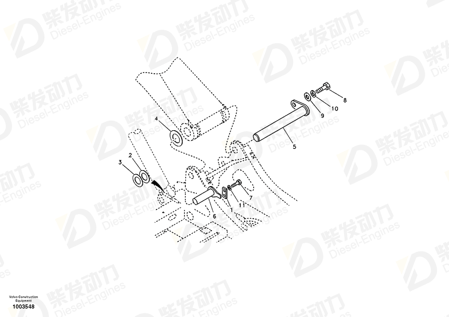 VOLVO Pin 14502195 Drawing