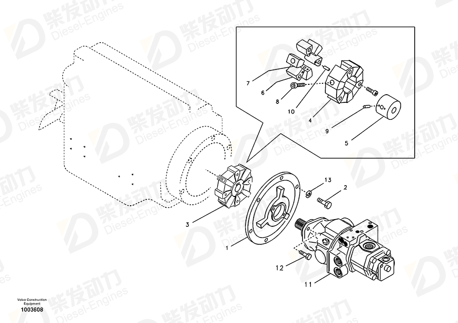 VOLVO Allen Hd Screw 13978797 Drawing