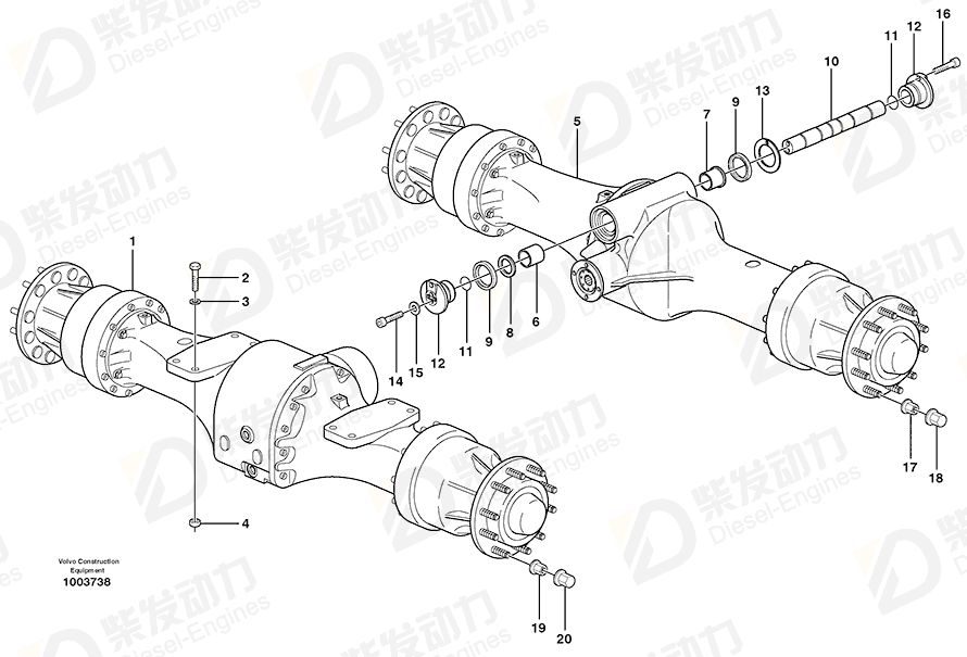 VOLVO Washer 4870206 Drawing