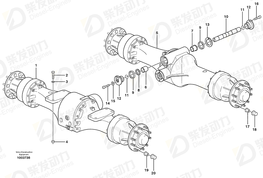 VOLVO Washer 13930888 Drawing