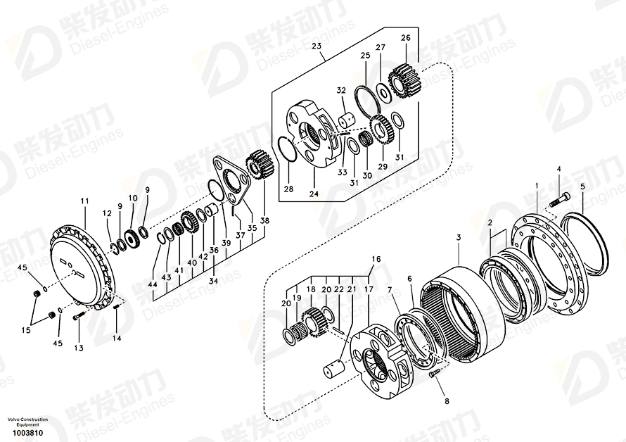 VOLVO Housing SA7117-00540 Drawing VOLVO Housing SA7117-00540 Drawing