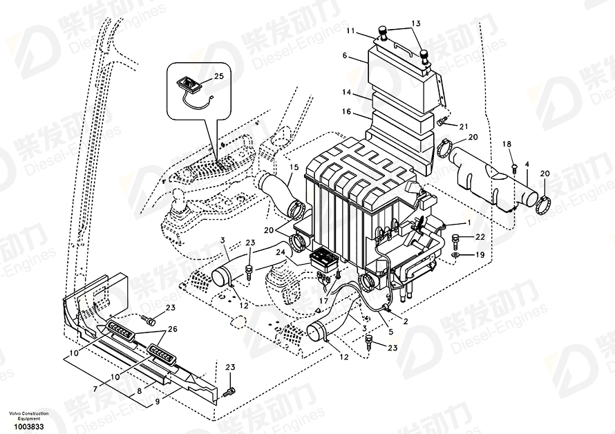 VOLVO Cover 14503264 Drawing