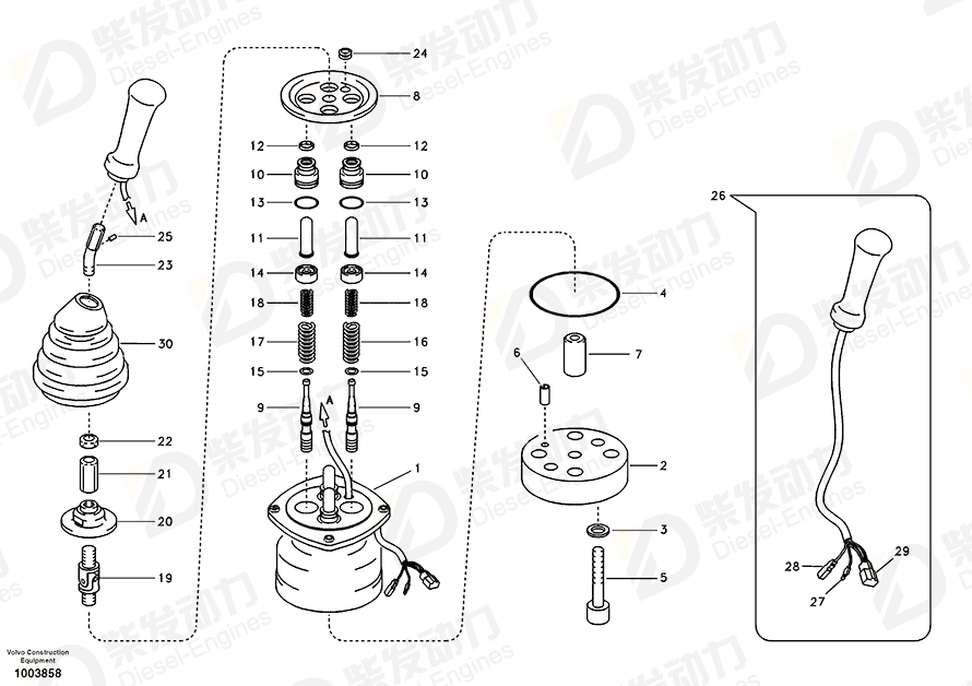 VOLVO Knob 14514021 Drawing