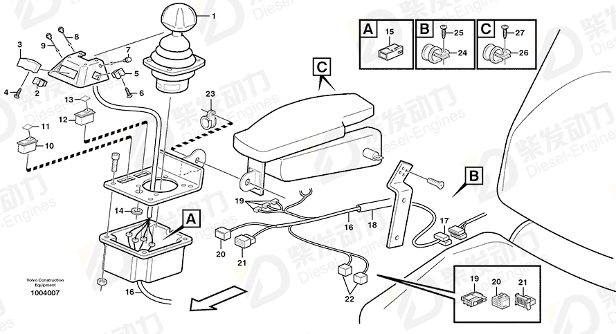 VOLVO Switch 4803460 Drawing