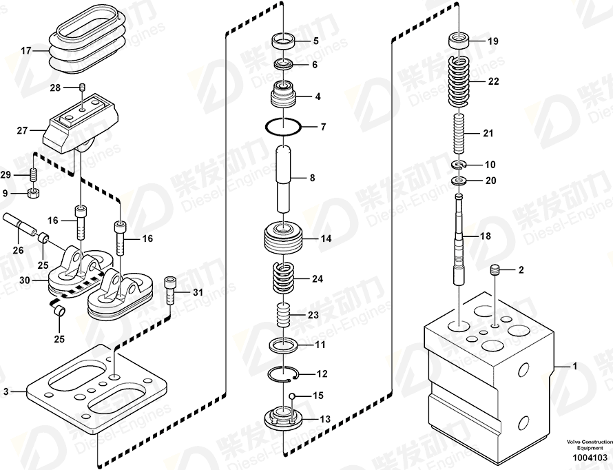 VOLVO Bushing SA8230-27650 Drawing